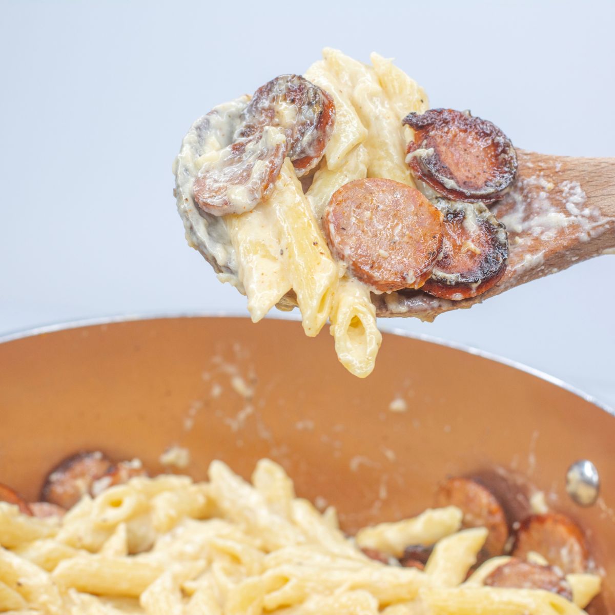 Creamy Cajun Sausage Pasta