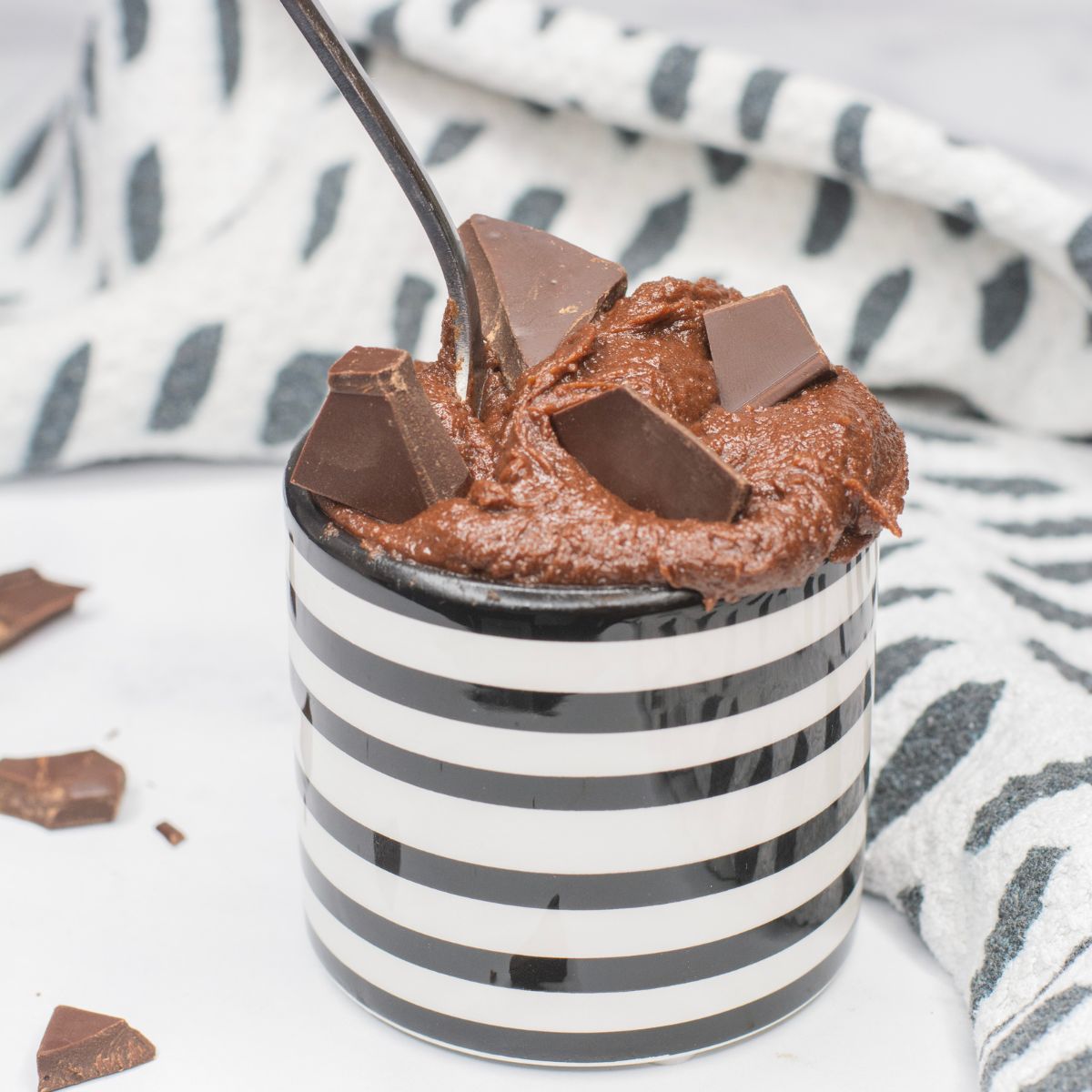 Edible Brownie Batter with chocolate chunks