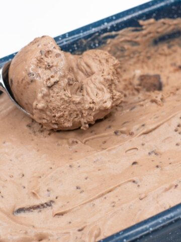 brownie batter ice cream scoop
