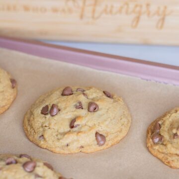 Brown Butter Sourdough Discard Chocolate Chip Cookies
