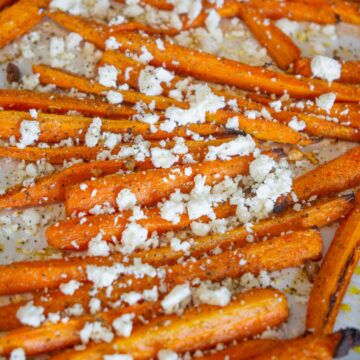 Roasted Carrots with Feta