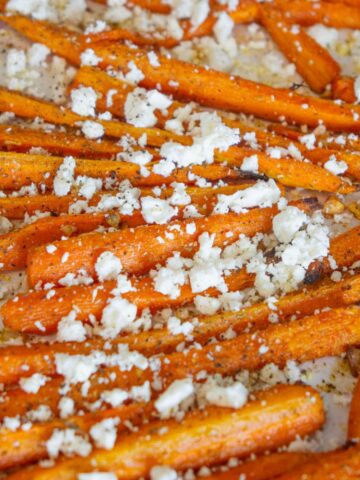 Roasted Carrots with Feta
